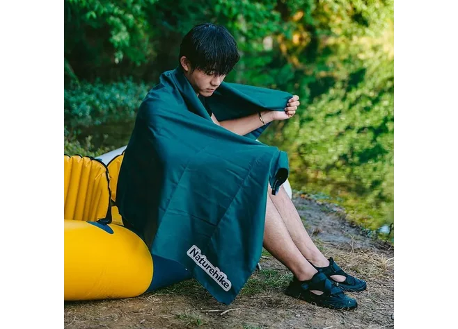 Рушник Naturehike CNK2300SS010, 156х80, темно-зелений Фото 2